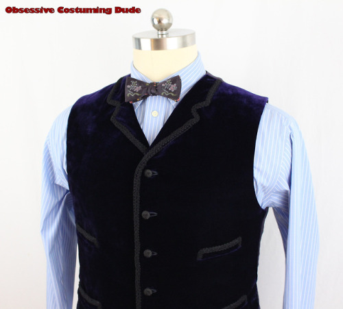 11th Doctor velvet waistcoat sewing kitwww.etsy.com/listing/594199578/11th-doctor-velvet-wai