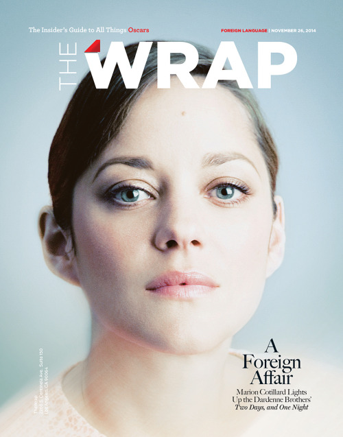 My images of the lovely Marion Cotillard for The Wrap Magazine. 