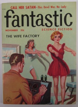 electronicsquid:  “The Wife Factory” - Fantastic Magazine, November 1957 