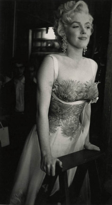 gmgallery:  Marilyn Monroe by Dennis Stock captured behind the scenes watching the filming of Désirée (1953)www.stores.eBay.com/GrapefruitMoonGallery 