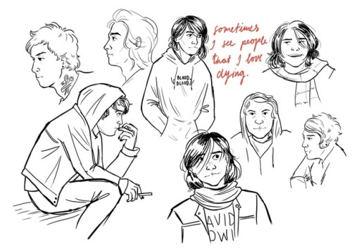 I’m having a personal emo renaissance so here’s some gerard way and frank iero doodles (