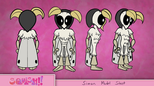 Simon the Moth model sheet instagram/twitter 