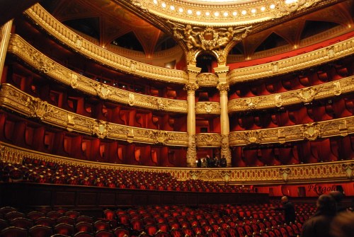 castlesandmedievals:The Palais Garnier eight56 metres (184 ft) from ground level to the apex of 