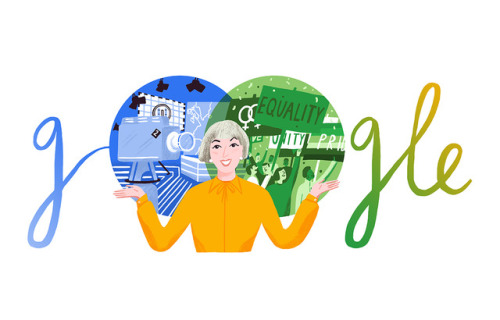 I’m very very happy to have illustrated today’s Google Doodle, celebrating the life and achievements