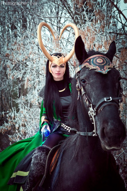 cosplayblog:   Lady Loki from Marvel Universe   Cosplayer: Nadija Krutouz  Photographer: Eva [FB | VK]  