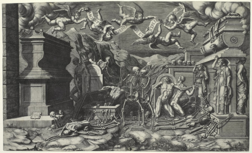 The Vision of EzekielGiorgio Ghisi (Italian; 1520–1582) after Giovanni Battista Bertani (Italian; 15