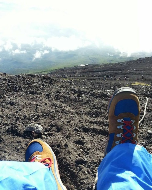 On top of Mt Fuji #mtfuji #japan #asia #tokyo #mountain #mountainclimbing #hiking