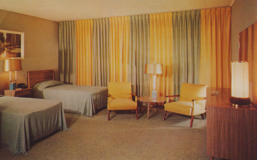 deadmotelsusa:Motel rooms of the 1960′s