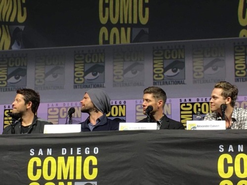 Supernatural panel at #SDCC 2/3. Taken by my friend so I could relax and enjoy.Feel free to share 