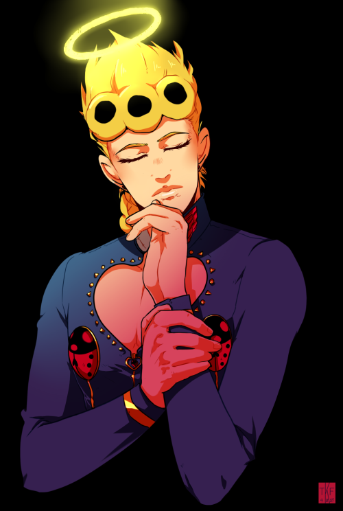 josukespimphand:  I’ve been really sick lately and the other day for Gio’s B-day, I was too weak to even walk and my body has just been all out of whack for the last week or soo.. but I felt much better today so yeah, drew a quick Gio. I’ve also
