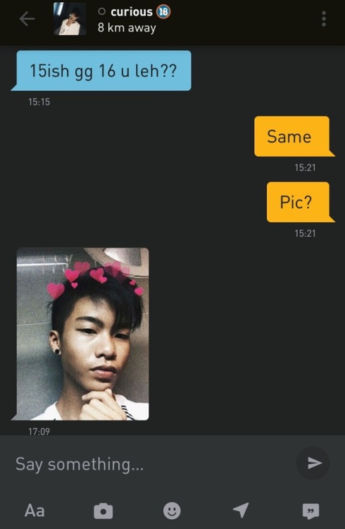 sggayguyslovely: lukelim99: BEWARE OF THIS BLOODY MALAY UNCLE IN GRINDR. Send fake photo (using othe