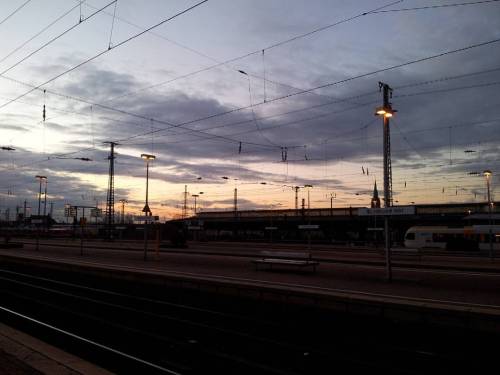 I Don't Know Why But The View In The #evening At #Dortmund #Hauptbahnhof Gets Me Every Time I've Got