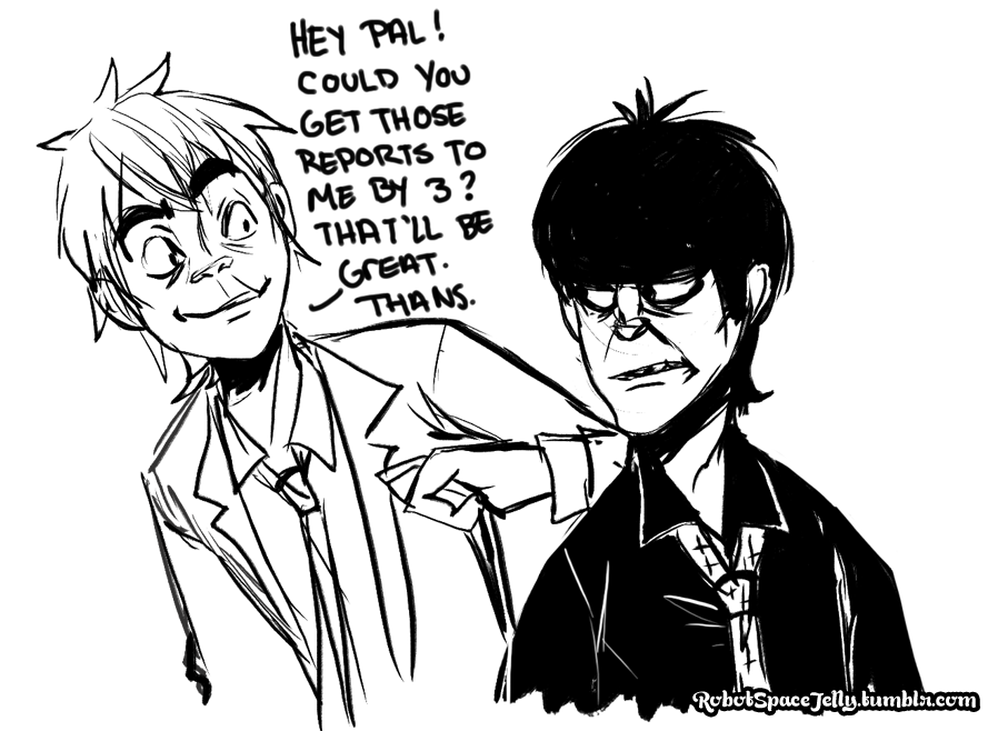 robotspacejelly:ITâ€™S AN OFFICE AU (oh god). If Black Adder is never gonna