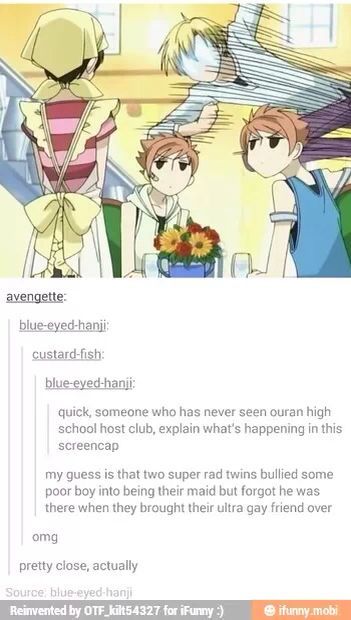 Sex unholyweaboo:  ohshc tumblr posts I found pictures