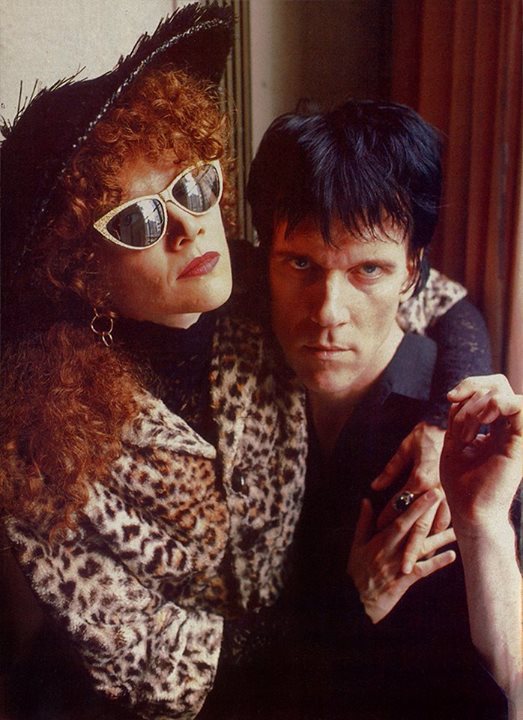 gothtriggers:  rimbaudwasademonchild:  The Cramps: Poison Ivy and Lux Interior photographed