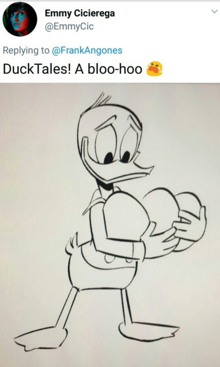 i-restuff - ONE OF THE DUCKTALES CREW TWEETED THIS,