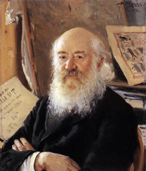 A portrait of Dmitry Rovinsky, 1894, Vladimir Makovsky