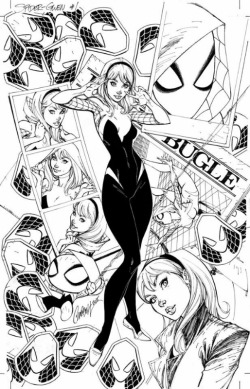 comicbookwomen:  Spider Gwen-J. Scott Campbell