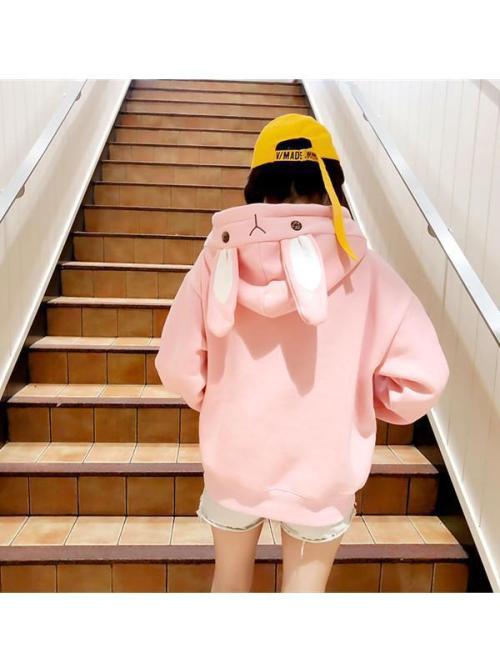 Kawaii Bunny Ears Pink Hoodie starts at $33.90 ✨✨ Lovely, isn’t it? 