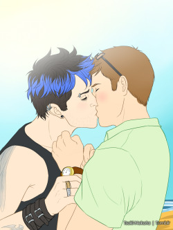 vivalski:  “ Kiss me Dean.” “ We shouldn’t