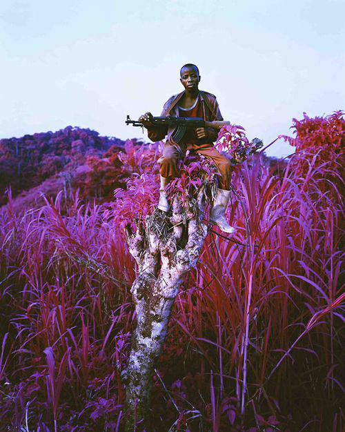 ehosk:  Richard Mosse - The Enclave (2012) From HUH. Magazine: “…shot using discontinued military surveillance film formerly used to identify camouflaged targets. Mosse and his team spent three years in eastern Congo to shoot the unsettling series,