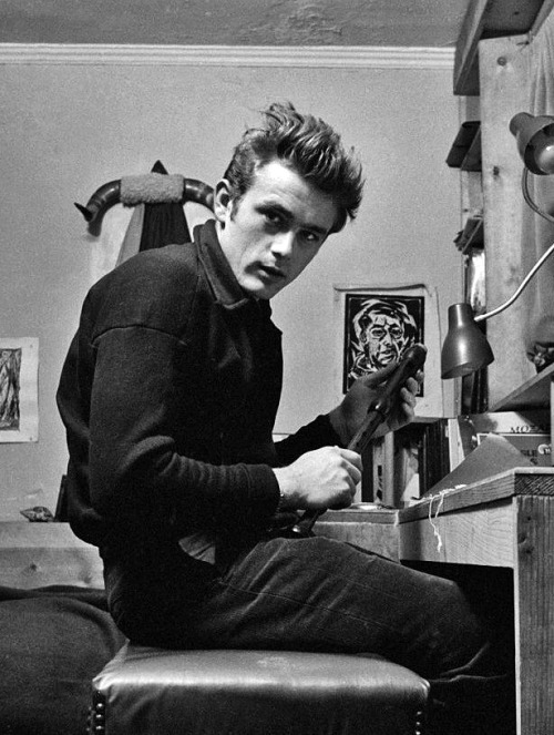 jamesdeandaily: James Dean photographed by Dennis Stock, 1955.