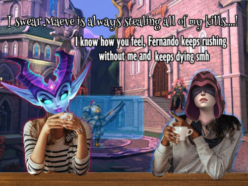 &ldquo;I can&rsquo;t help but think that Seris and Hemlock Willo like to hang out together and gossi