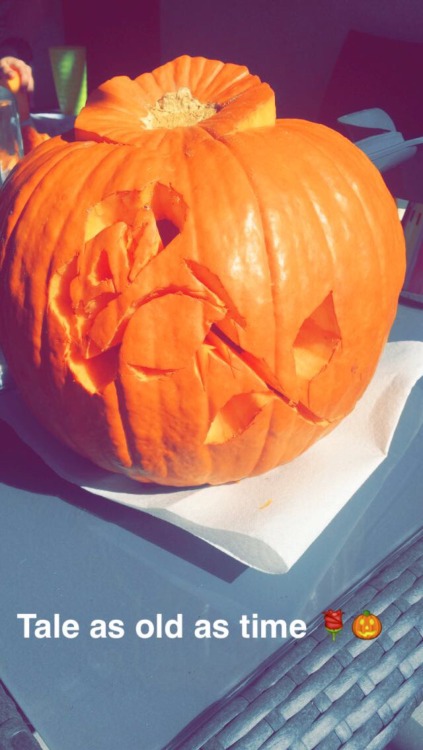 My Enchanted Rose pumpkin came out surprisingly well! Happy Halloween, all!