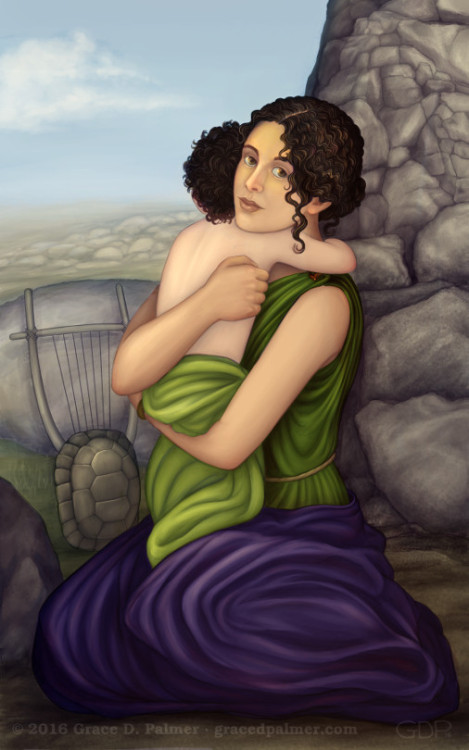 gracedpalmer:Maia: She is the oldest of the nymphs known as the Pleiades and also the mother of Herm