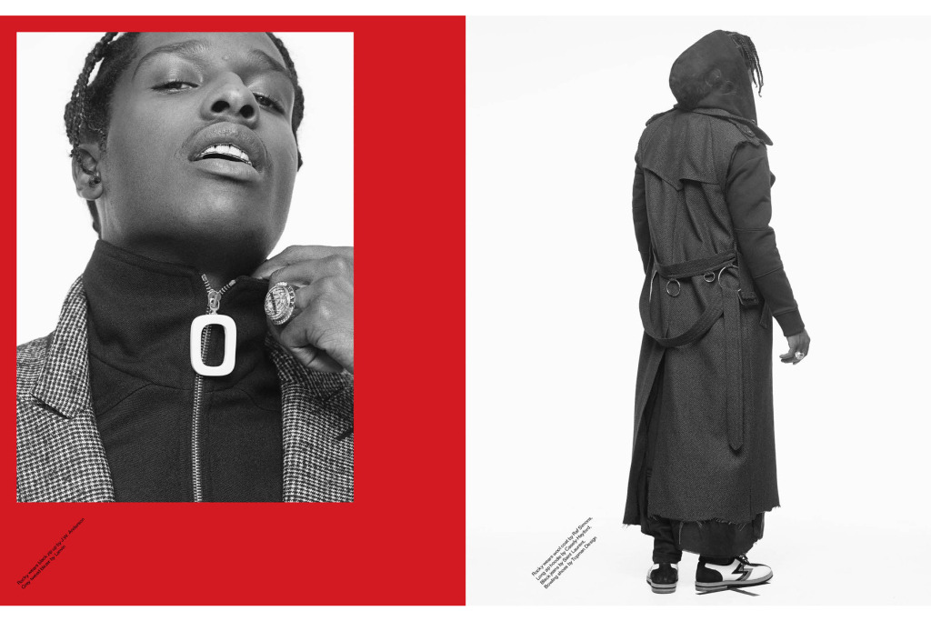 chick-habits:  pleasebboy:  ‘Johnson’ Magazine + A$AP Rocky.   baby!