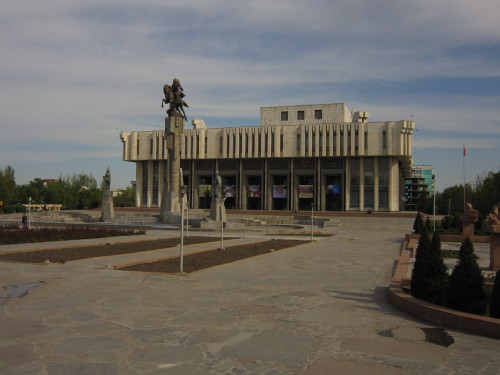 sosbrutalism: The Kyrgyz National Philharmonic Hall is another La Tourette inspired temple/robot.A. 