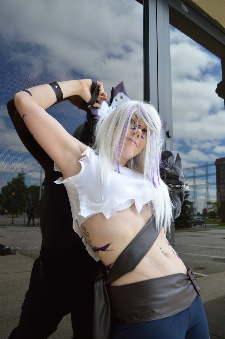 hotcosplaychicks: Garurumon 5 by everage   Check out http://hotcosplaychicks.tumblr.com
