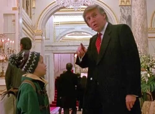 fakehistory:Donald Trump lending assistance to child seperated from parents (1993)