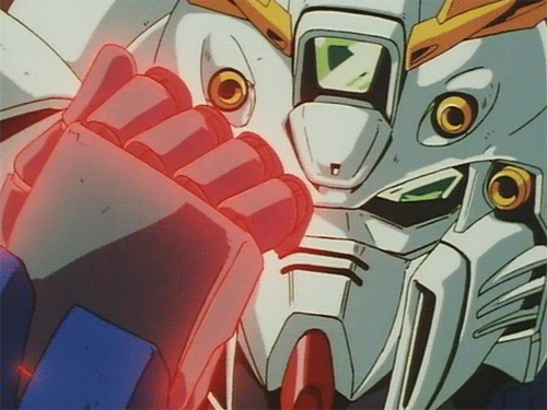 こんがりタンブラー 燃える ゴッドガンダムとドモンのgifアニメ Nekketsu Magazine