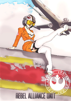 theblacksonnenblume:  X-Wing Pilot by ~Barbara02