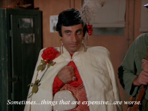 starfleetsacademy:Klinger’s response whenever someone asks him why he has to make his own outfits, r