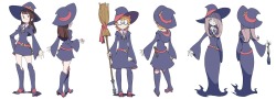 Pkjd-Moetron: Little Witch Academia Tv Anime Character Designs. Starts January 2017.