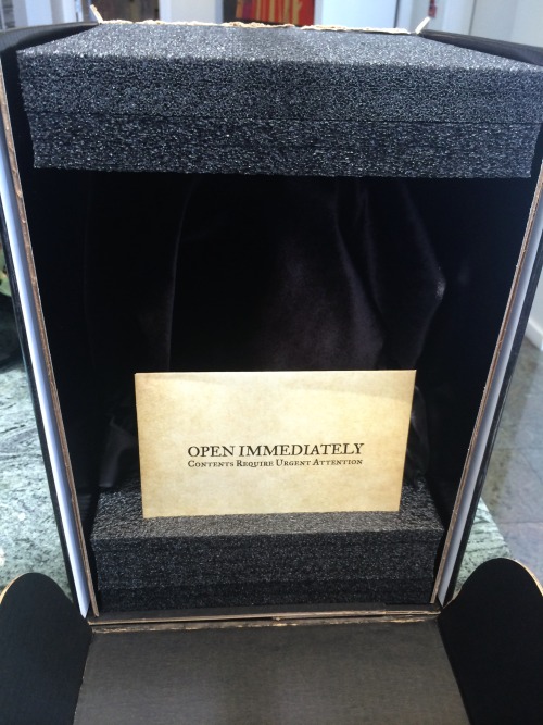 The team from The Strain sent me this amazing care package today. It&rsquo;s not every Monday th
