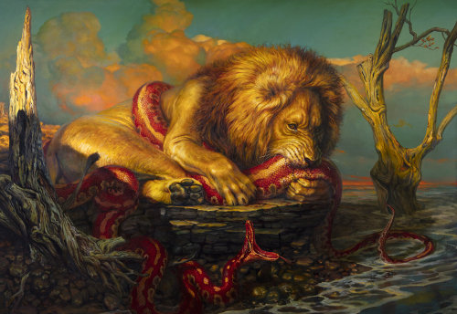 supersonicart: Martin Wittfooth, Paintings.The masterful work of artist Martin Wittfooth (Previously