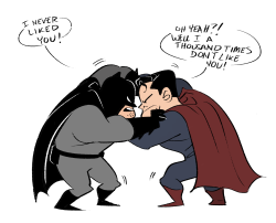 ferrousfellow:  comickergirl:  Has the internet already made this joke? x  In hindsight this was the story of 90s Tim Drake and Conner Kent. 