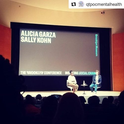 #Repost @qtpocmentalhealth (@get_repost)・・・Excited to see Alicia Garza speak today at The Brooklyn C