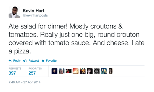 tastefullyoffensive:  [@kevinhartposts] 