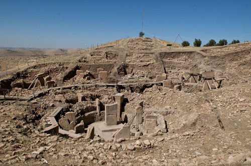 The ancient ruins of Gobleki Tepe (Turkey), dated to 9,000 BC