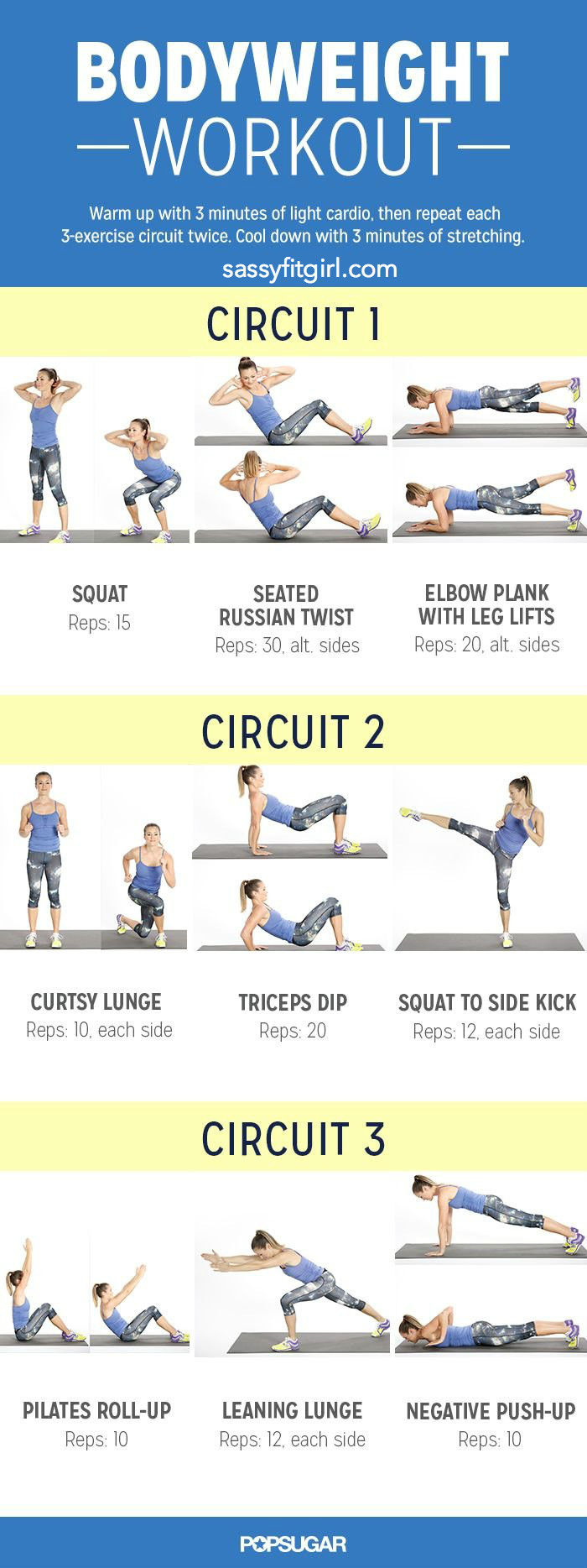 Bodyweight Workout For Women Found This Awesome Sassy Fit Girl