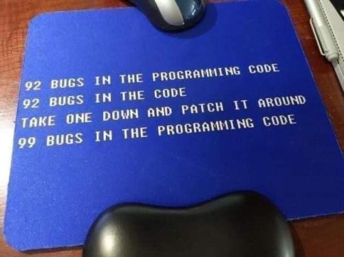 programmerhumour:  Mousepad gets it.   @empoweredinnocence 