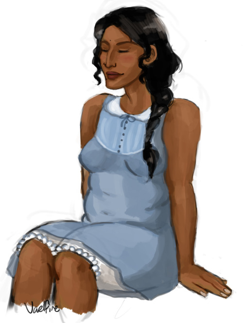 vaelfire-deactivated20150315: so antivanruffles and I decided it’s canon, Josephine has tummy 