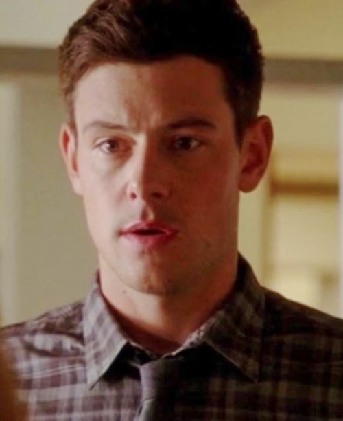 Cory Monteith as Finn Hudson in Glee.