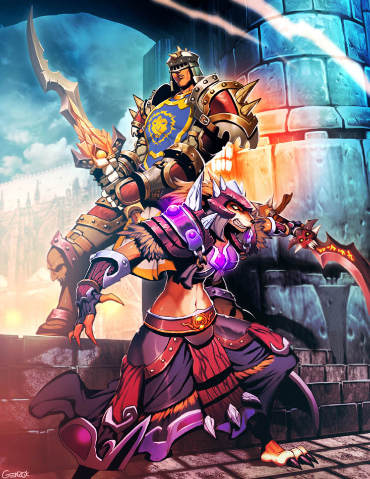 kuudererules:  World of Warcraft http://genzoman.deviantart.com/ 
