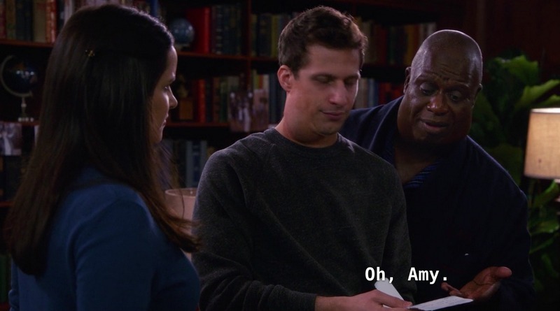 This series could use a couples cooking class episode. The B plot would be Rosa trying