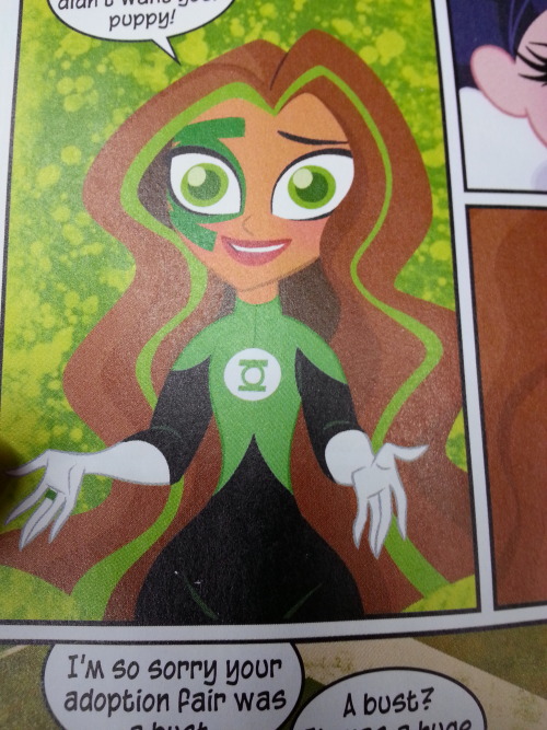 Here’s pictures of Jessica Cruz aka Green Lantern.